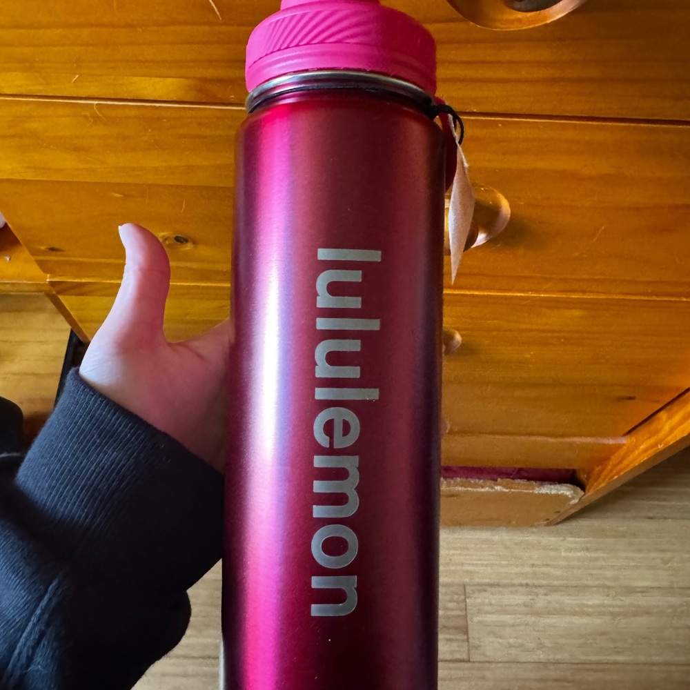 Lululemon Athletica Red Water Bottle